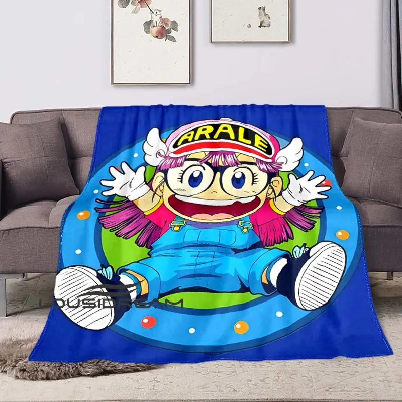 

Arale Funny Anime Little Girl Printing and Dyeing Fluffy Blanket Bedding Flannel 3D Cartoon Blanket Children's Sofa Nap Blanket