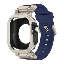 Premium Strap and TPU Case Protector Bracelet - 44mm - Series 6 5 4 SE (TiUStar)