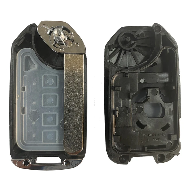 ที่ดีที่สุด KEY อุปกรณ์เสริมรถยนต์ Flip Remote Key Shell สำหรับ Honda FIT XRV VEZEL CITY JAZZ CIVIC HRV กุญแจแบบพับ Fob 2/3ปุ่ม 3