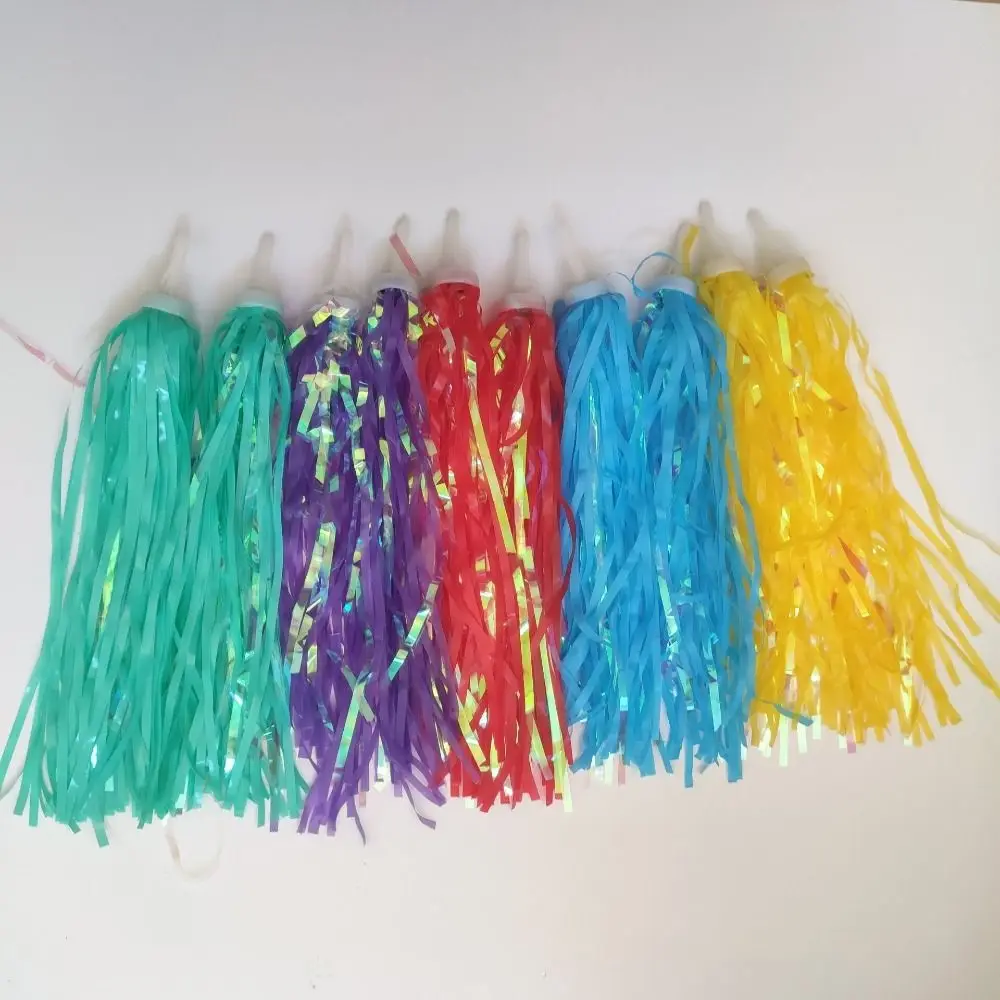 Fashion Cycling Equipment Kids Bike Tassels PE Multicolor Bicycle Streamers Princess Car Children Bicycle Bike Decor Ribbon