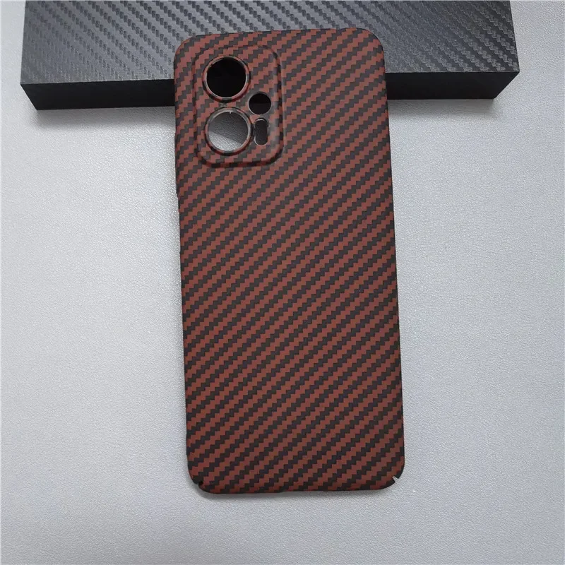 Carbon Fiber Slim Protective Phone Case - Hard Back Cover Shell