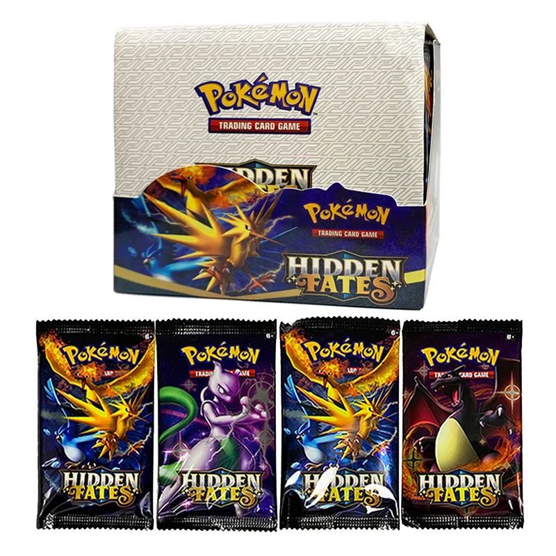 360-324Pcs Pokemon Cards Box TCG Sun Moon Evolutions Pokemon Booster Shinny Card