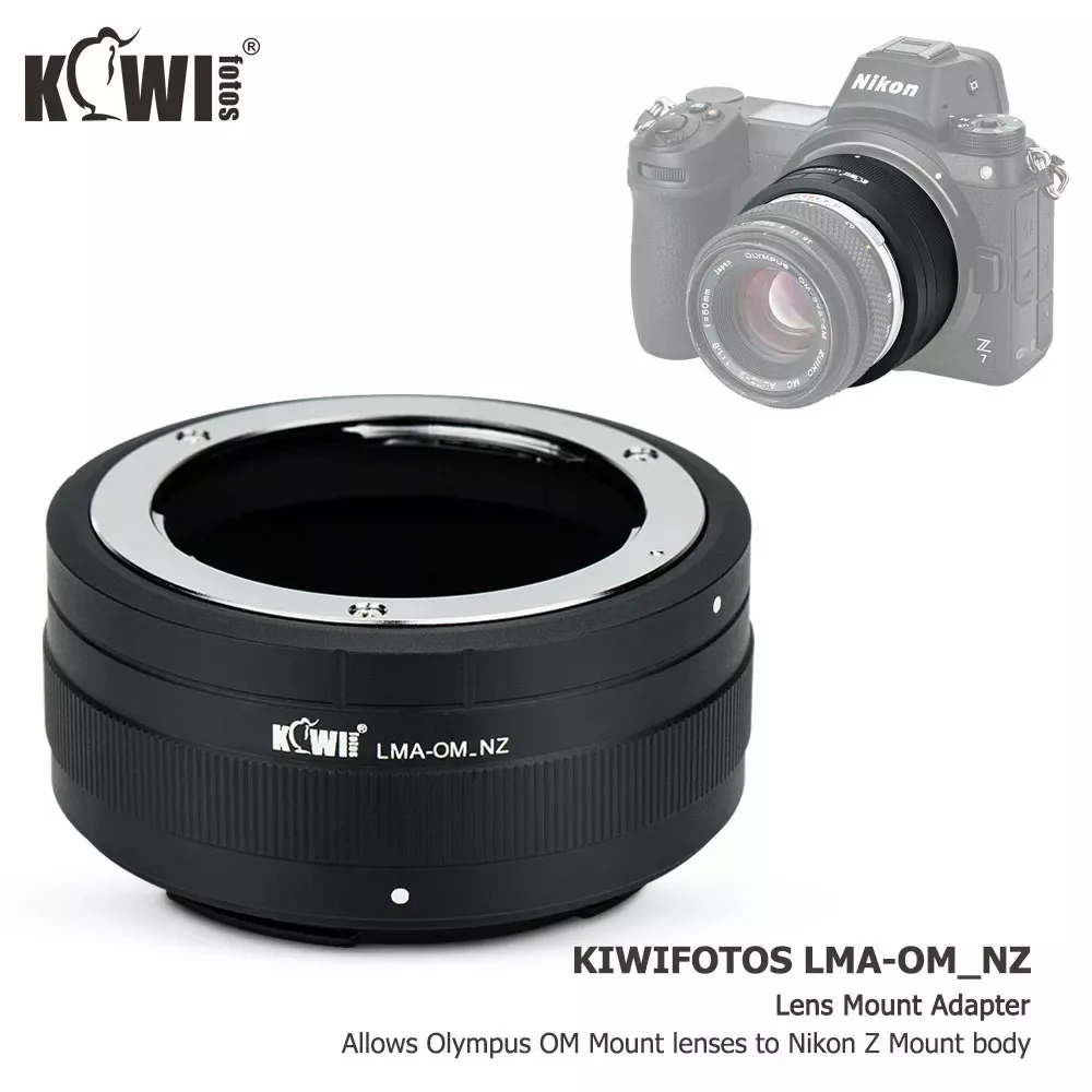 Manual Lens Adapter Ring For Olympus Om Mount Lens To Nikon Z Mount For