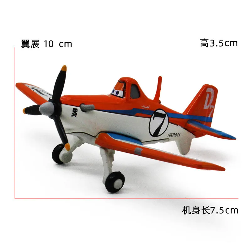 Disney Pixar Planes Dust Crophopper Skipper Dottie Ehsani Metal Diecast Fighter Aircraft Collectible Model Toys Birthday Gifts