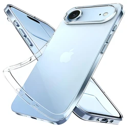 Ultra Thin Luxury Transparent Soft TPU Silicone Case - Clear Protective Back Cover - iPhone 17 Pro