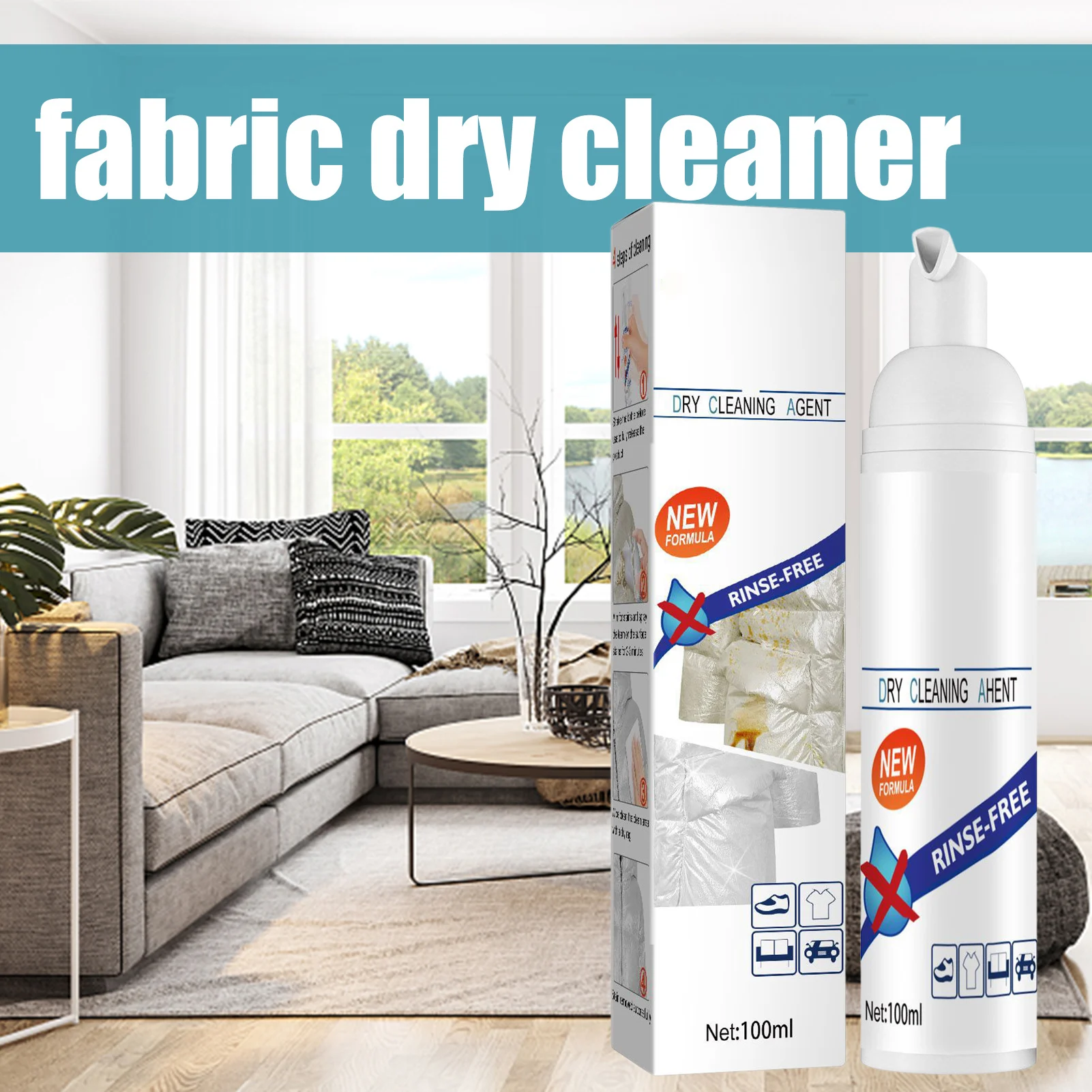 Mattress Stain Remover Extra Strong Stains Extinguisher Fabric Cleaner Remove Deeply Ingrained Marks Dry Washing Sprays