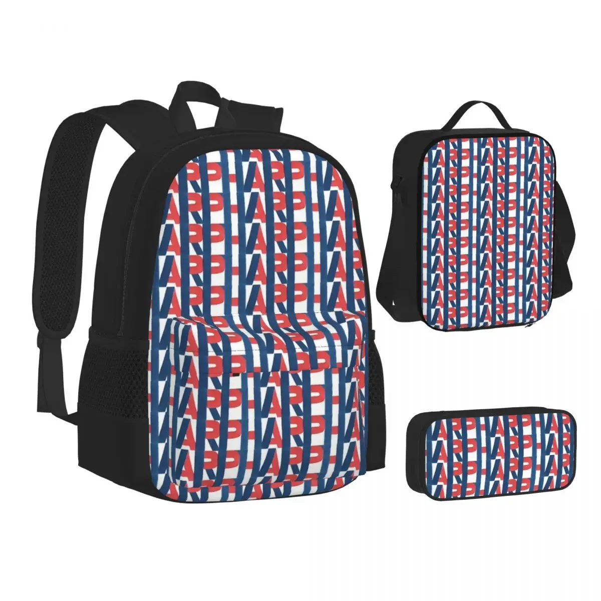 

Брендовые рюкзаки Harp для мальчиков и девочек, школьные ранцы для учеников, детский мультяшный рюкзак, сумка для ланча, набор из трех предметов