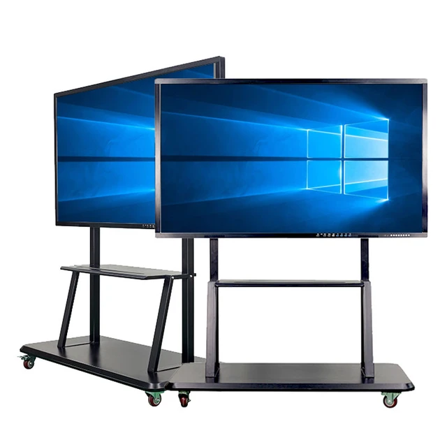 75″ Interactive Whiteboard, 4K UHD Smart Screen Display