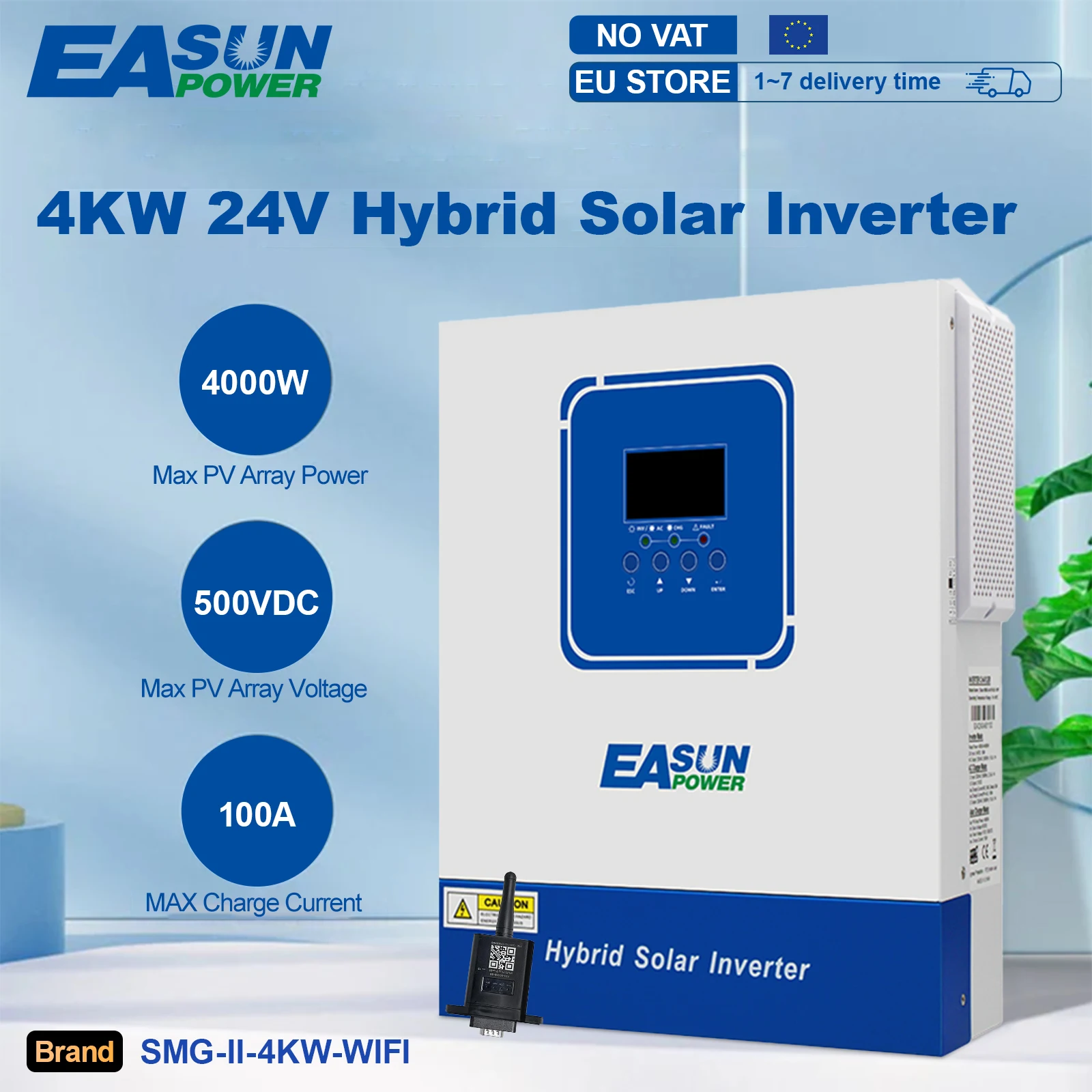 Inwerter solarny hybrydowy Easun 2KW 3.2KW z Polski za $157.23 / ~581zł