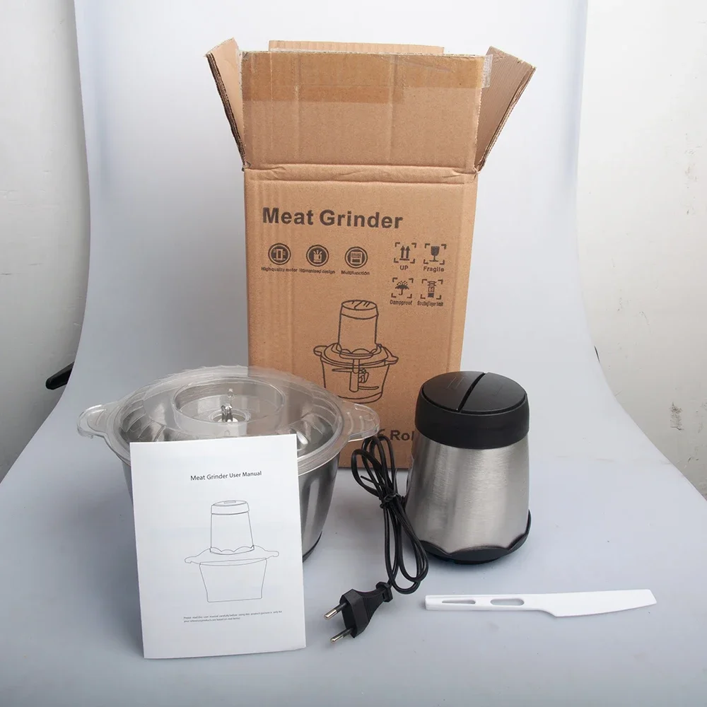 Houselin Food Processors, Meat Grinder Mini Electric Food Chopper , for Baby Food, Meat, Onion, Vegetables 2