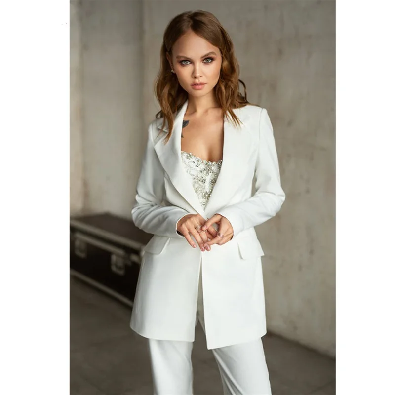 Lace Corset Suit Luxury Crystals Women Suits Sets Blazer+Corset