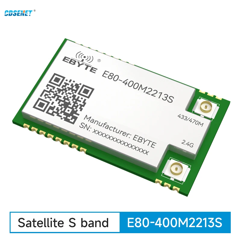 LR1121 LoRa Spread Spectrum Module Dual-Band 433Mhz 2.4G SMD TCXO CDSENT E80-400M2213S SPI RF Module Sub-G Wireless Wireless module