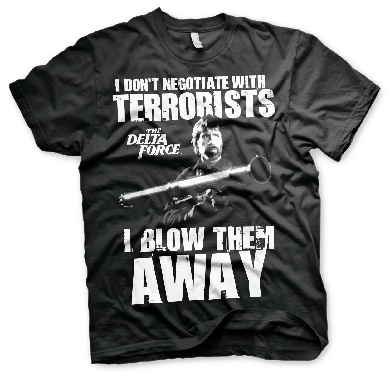 Liceza Uficiale Chuck Norris - I Gonfiabile Terrore Away Uomo T-Shirt S-Xxl