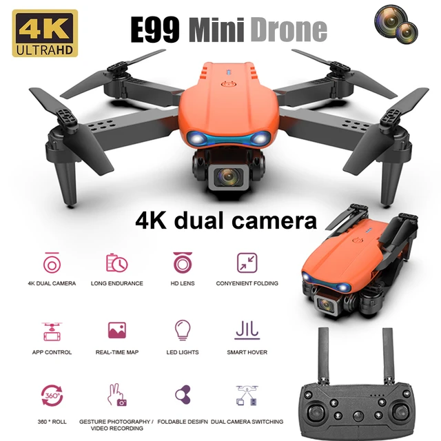 E99 K3 Pro Mini Drone 4K Profesional HD Dual Camera 1080P Obstacle Avoidance Fpv RC Drones Quadcopter Rc Helicopters Toys Boys 1