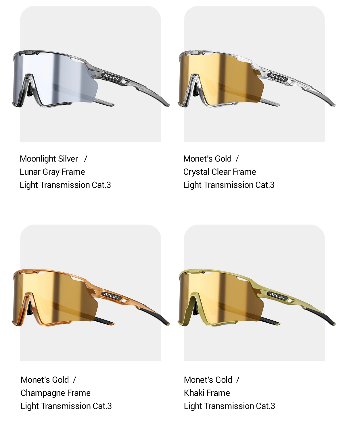 SCVCN Wander- und Kletterbrille, Outdoor Photochrome Fahrradbrille für Männer und Frauen, Sport-Radbrille, MTB UV400 Schutzbrille – Detail 16