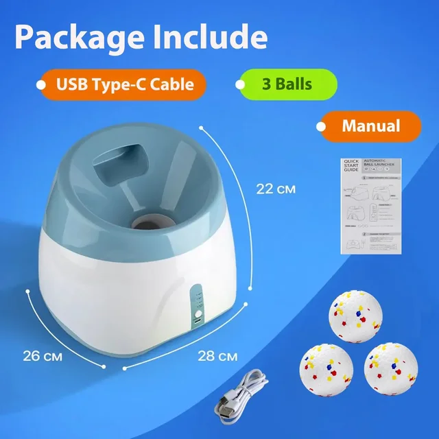 S1e16ed3a7fe14299b18dcf261db2e796H.png Dog Tennis Ball Launcher Dogs Chase Automatic Toys Automatic Fun Interactive Machine Fun Interactive Catapult Throw Rechargable