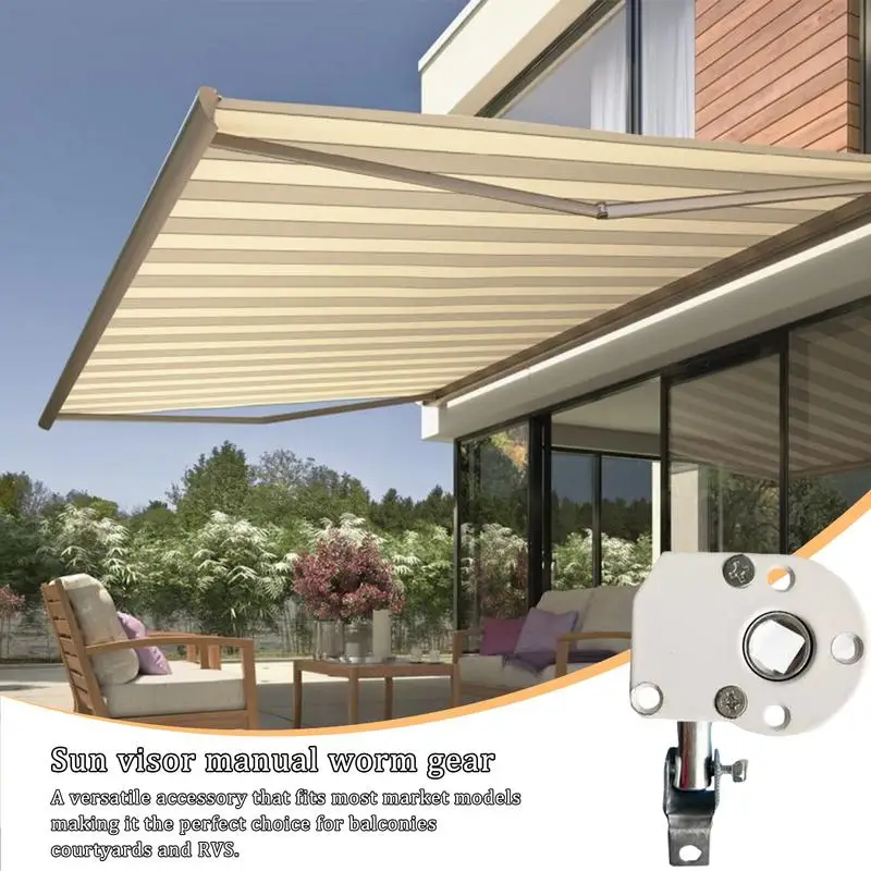 Manivela Para Toldo Portátil - De Metal, Longitud De 80 Cm (también Disponible En 100 Y 120 Cm)