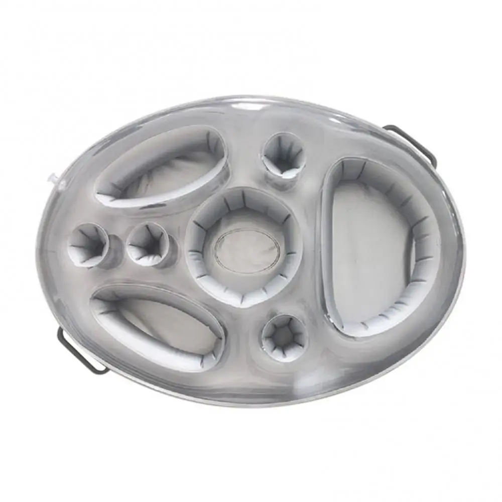 Summer Party Bucket Drinks Wine Cup Holder Inflatable Pool Float Beer Table Swimmin Pool Beach Drinking Cooler Bar Tray Outdoor inflatable pool float