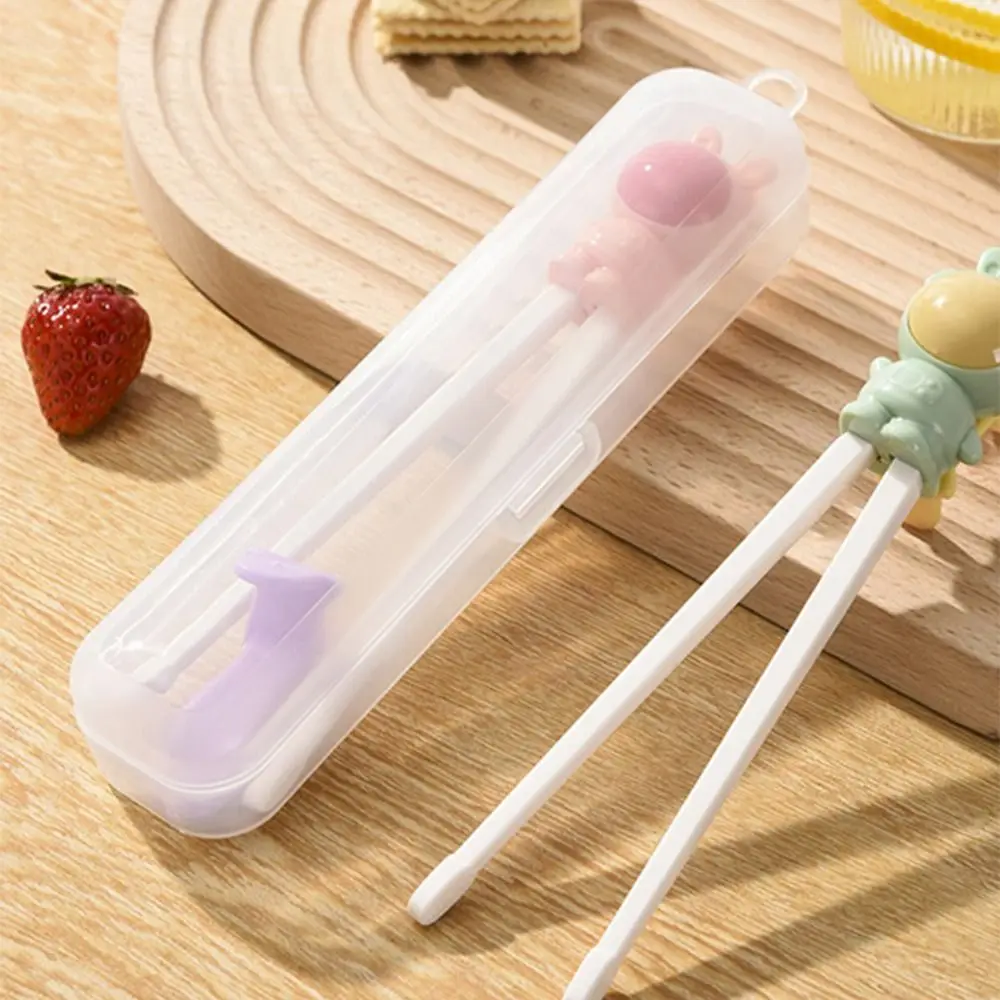 

Utensil Anti-slip Food Grade Cute Rabbit Baby Practice Helper Kids Learning Chopsticks Children Tableware Eating Training Tools