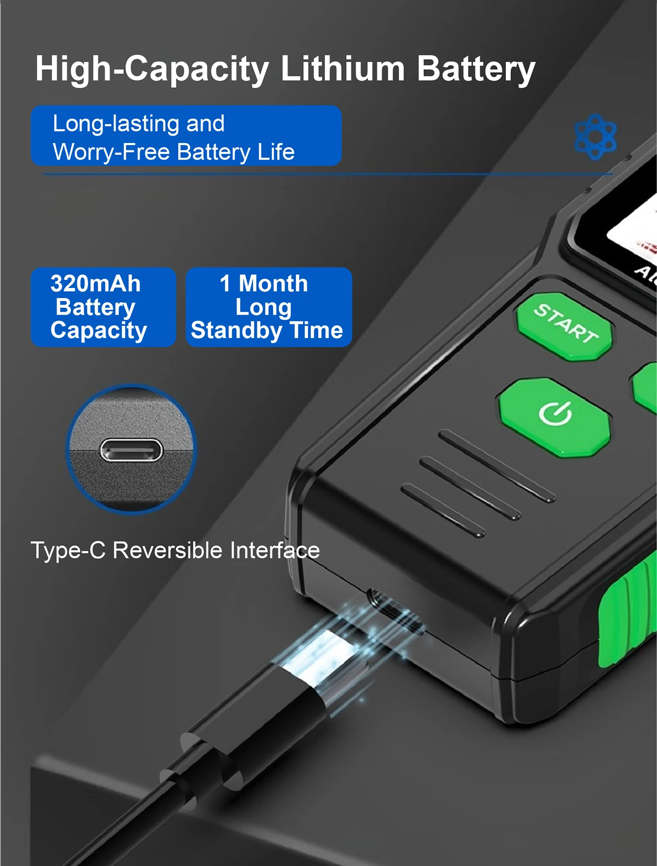 RD930 Portable Breathalyzer Alcohol Tester Police Grade BAC Detector LCD Voice A