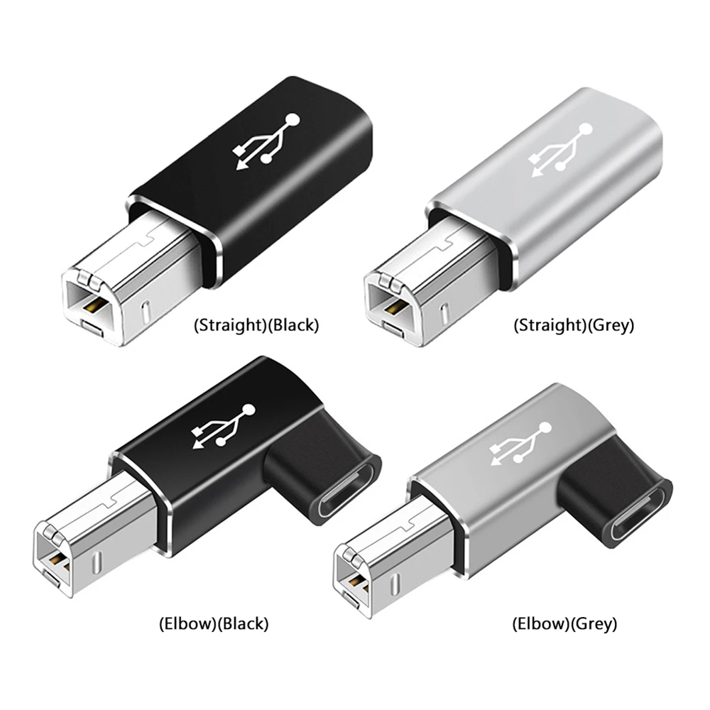 

USB Type C Female to USB B Male Adapter for Scanner Printer Converter Data Transfer Adapter for MIDI Controller Keyboard