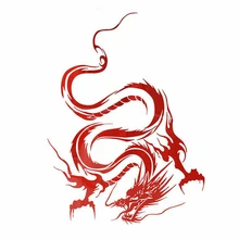  Car Hood Chinese Dragon Styling Sticker For Auto Trunk Vinyls Decal Car Decoration Accessories Auto Modified Body Sticker 