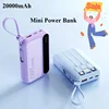 Mini 20000 MAh Large Capacity Mobile Power Bank with 4-wire Fast Charging Charger Portable External Battery for iPhone Xiaomi 1