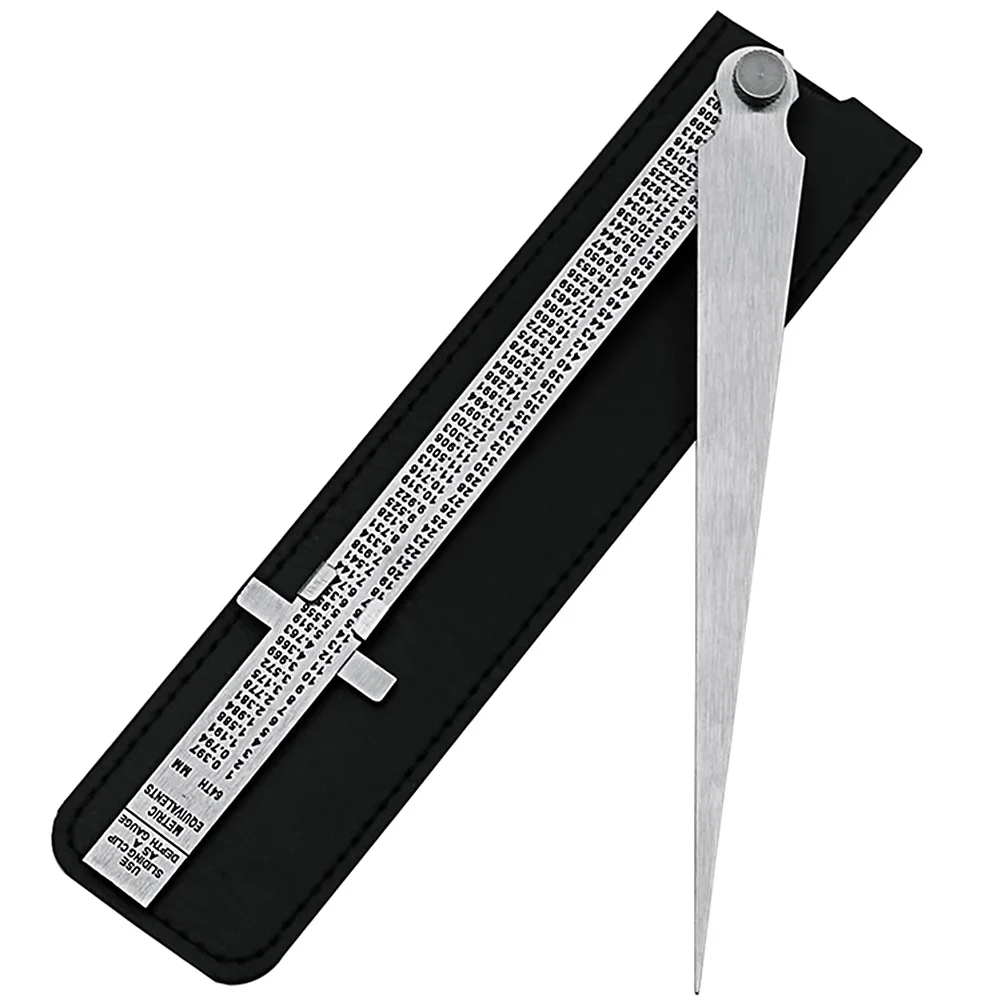 

House Inspection Welding Feeler Gauge Portable Accuracy Measuring Tool Adjustable Hole Stainless Steel Tapered Ruler Taper