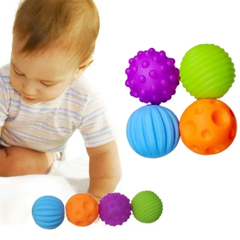 

Baby Toy Ball Infant Tactile Senses Children Toys Babies Training Ball Textured Hand Touch Grasp Massage Ball 0 12 Months