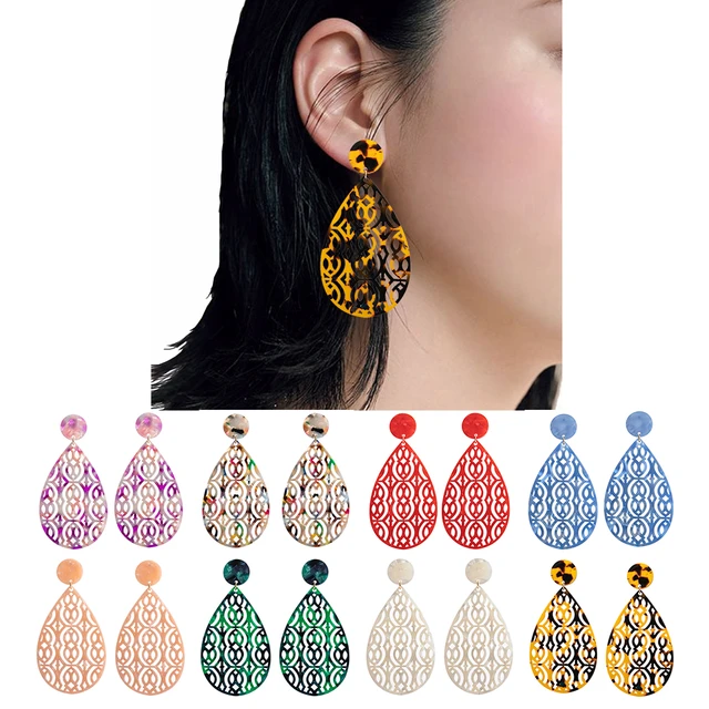 Plastic Flamenco Earrings  for Flamenco and Other Performances