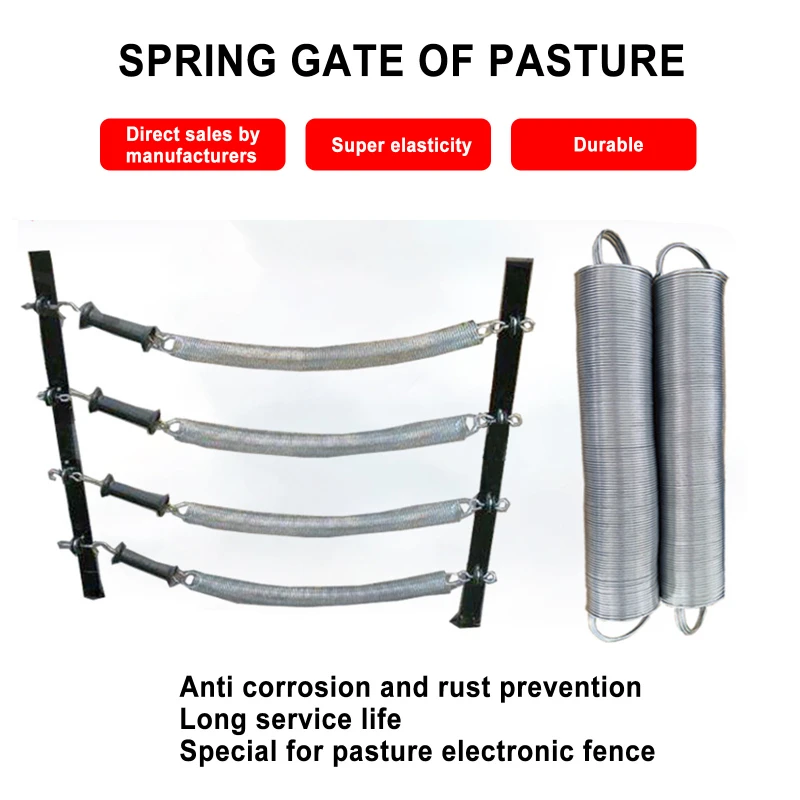 

Farm Electronic Fence Accessories Animal Sheep Cow Horse Husbandry Electronic Fence Spring Door