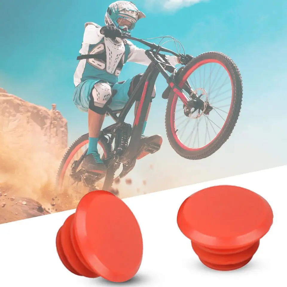 LOVEYue 2 Pièces Bouchons Guidon Vélo Caoutchouc 17-22 Mm – Bouchons D'Extrémité Blancs, Anti-Poussière Et Étanchéité Parfaite