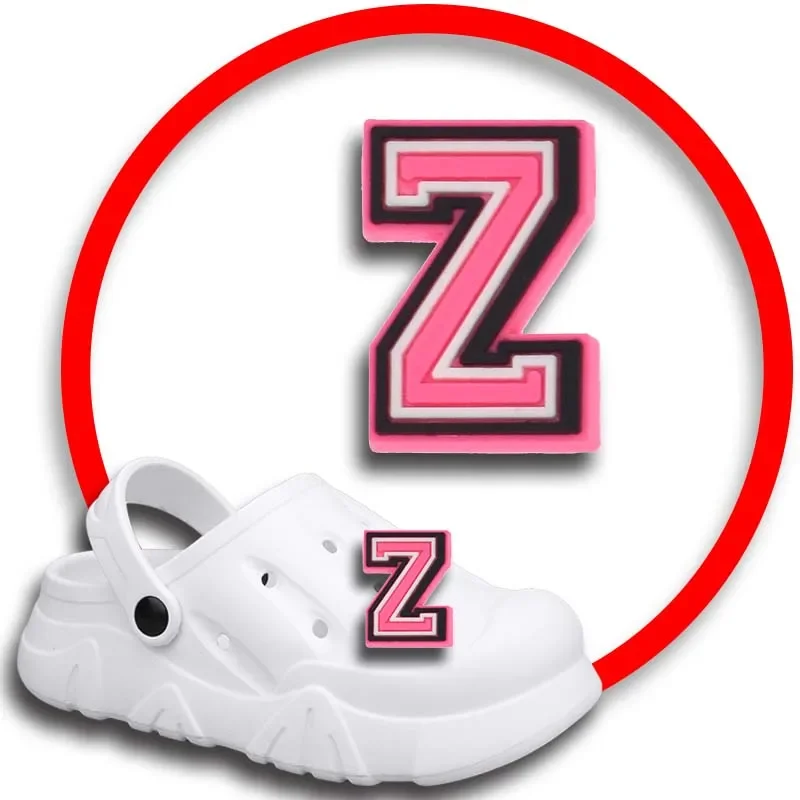 

1 шт. заколки для Crocs талисманы аксессуары для обуви розовые украшения с буквами Джинсы женские сандалии Пряжка Детские сувениры мужские значки
