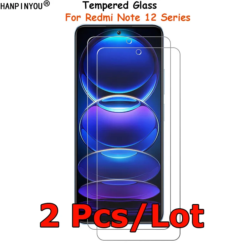 

Закаленное стекло для Redmi Note 12s 12 12T 12R Pro Plus Speed Explorer, 2 шт./комплект