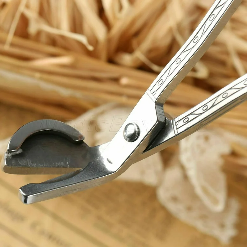 Stainless Steel Candle Wick Trimmer Oil Lamp Trim Scissors Cutter Snuffers Tool Hook Clipper Candle Scissors