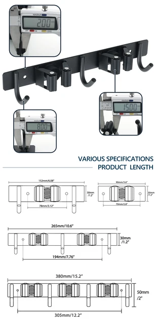 Support Mural Pratique Et Robuste À Usage Multiple,cintre De Rangement En  Acier Inoxydable Pour Balai Et Serpillière, Accessoire Pour La Maximisation  De L'espace, Pince À Vadrouille Accrochable - Egouttoirs Et Racks 