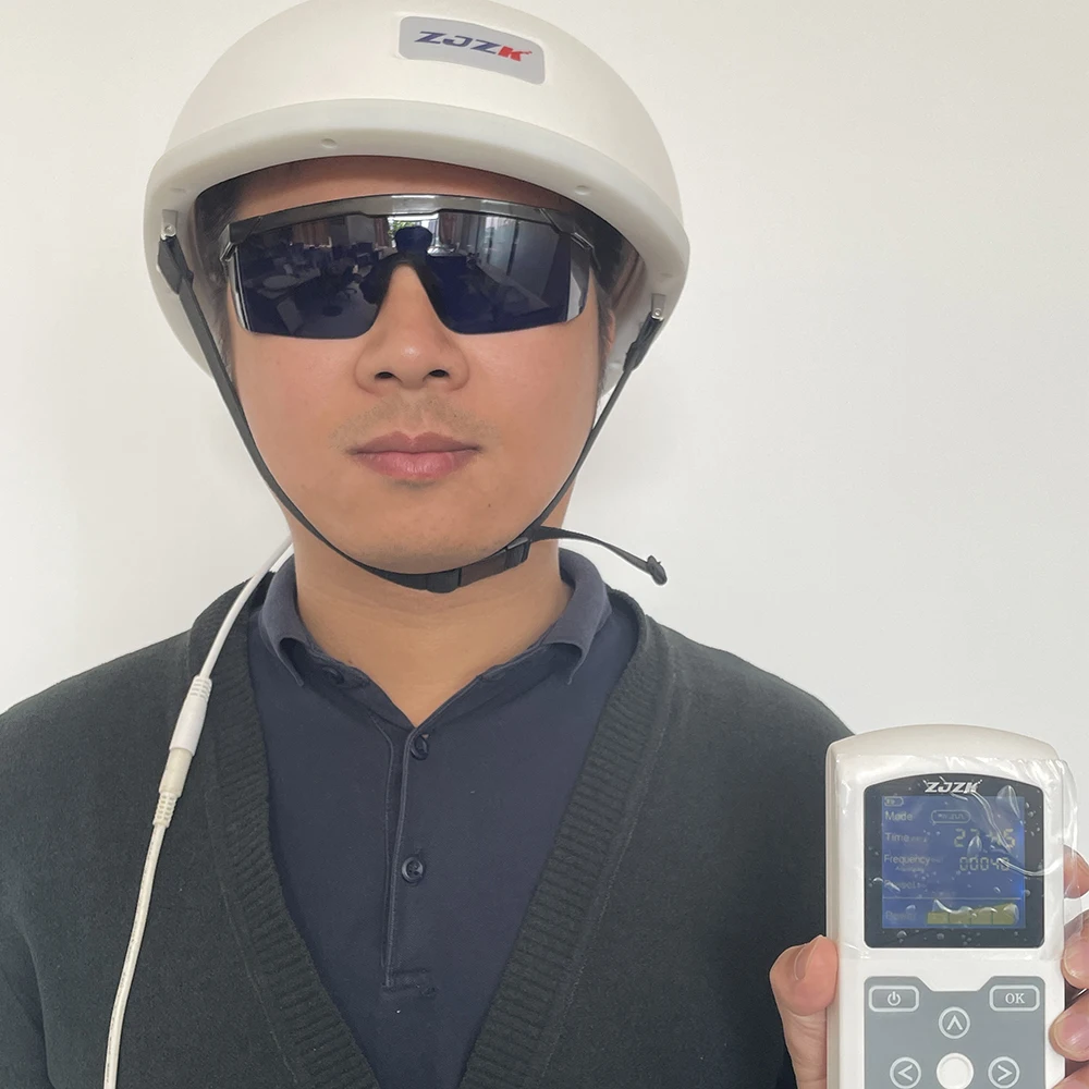 

ZJZK Medical Grade Professional Brain Wave Device Photobiomodulation for Depression Anxiety Treatment No Side Effects