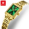 OLEVS 9995 Quartz Fashion Watch Gift Stainless Steel Watchband Rectangular-dial Wristwatch 1