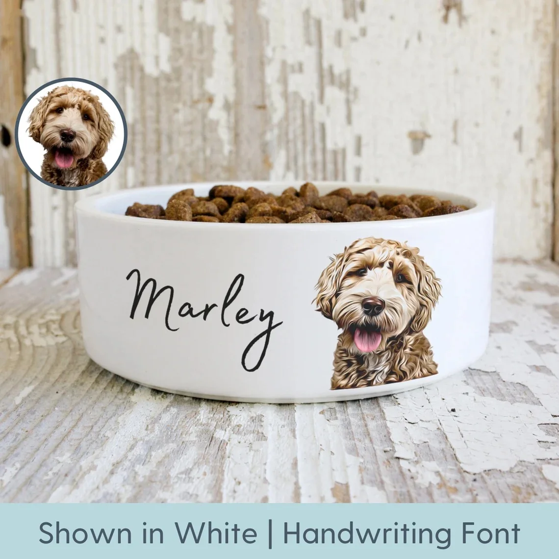 

Custom Dog Bowl Using Pet Photo + Name Personalized Dog Bowl Personalized Cat Bowl Custom Cat Bowl Personalized Pet Bowls Custom