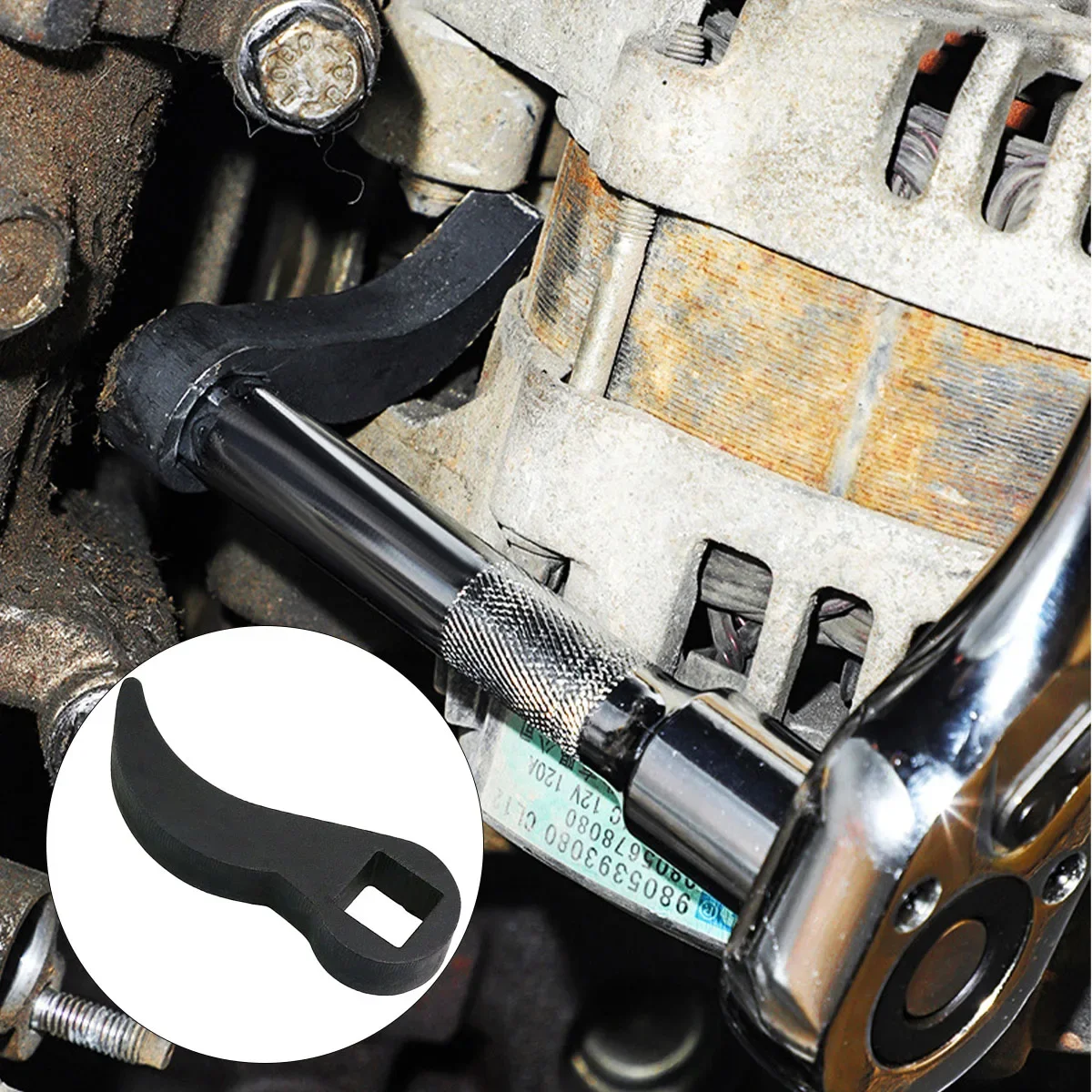 Auto Ratchet Axle Removal Tool 600NM Labor Saving Pry Bar Wrench