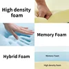 Mattress eyelash foam spa matees beauty bed curved topper beauty salon lash mattress bed wave memory foam lash topper 5