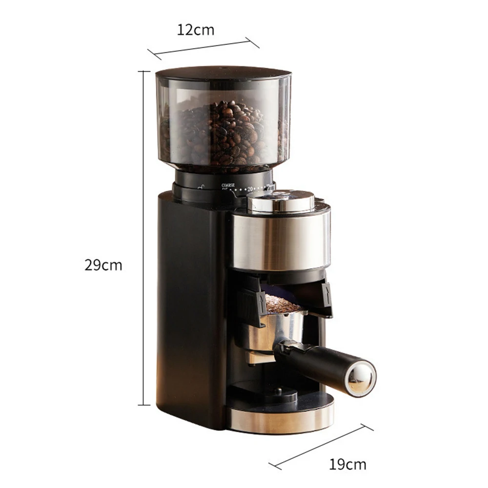 Electric Burr Coffee Grinder Adjustable Automatic Conical Burr Mill Coffee Bean Grinder with 25 Grind Setting for Espresso 4
