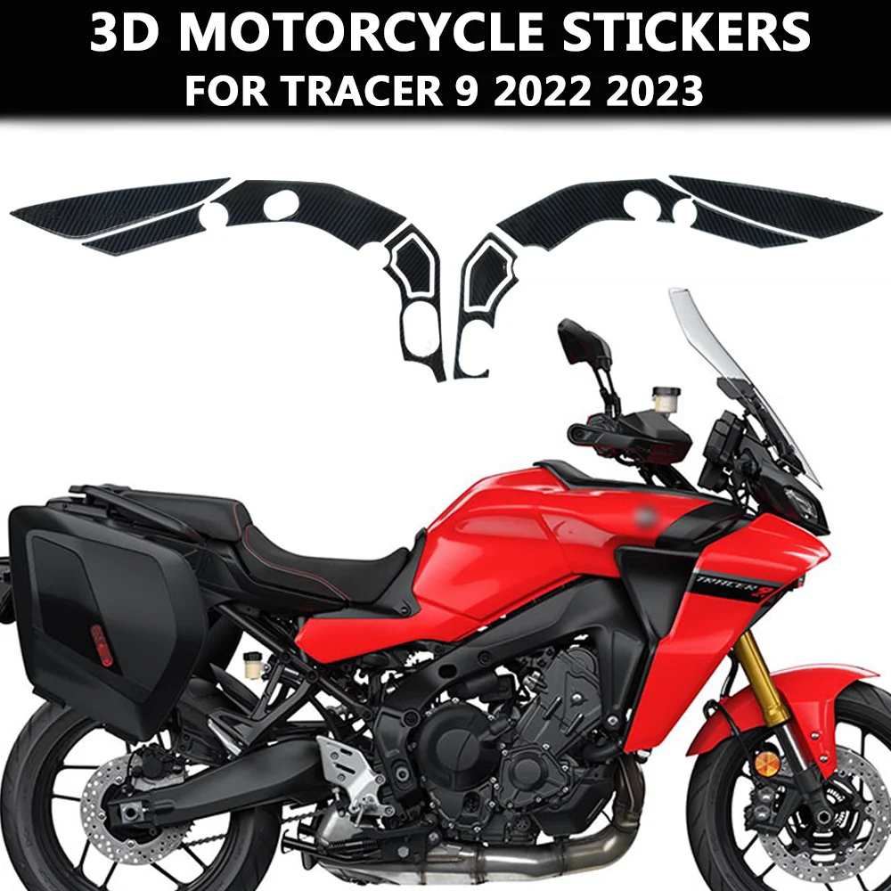 Labelbike - Kit De 3 Pegatinas 3D De Resina Gel Para Depósito De