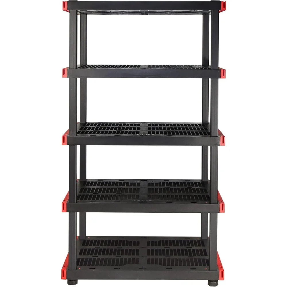 CX CRAFTSMAN, 5-Tier Highly Durable Storage Rack, 200lbs/shelf, (72.3&rdquo;H x 40&rdquo;W x 24&rdquo;D), Interlocking Shelving Unit