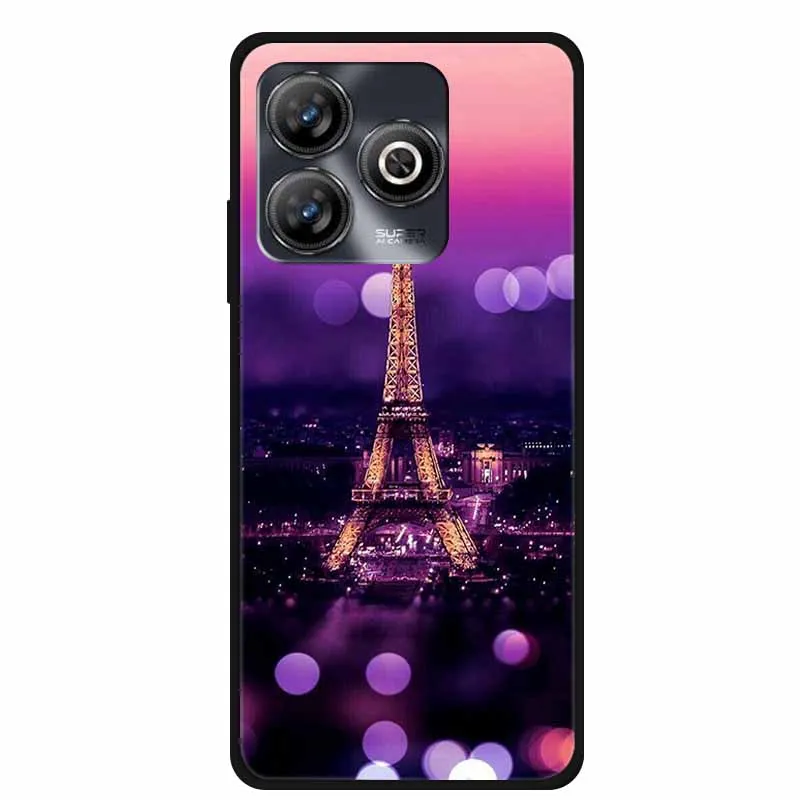 Luxury Black Silicone Soft Phone Case - Protective Back Cover Shell