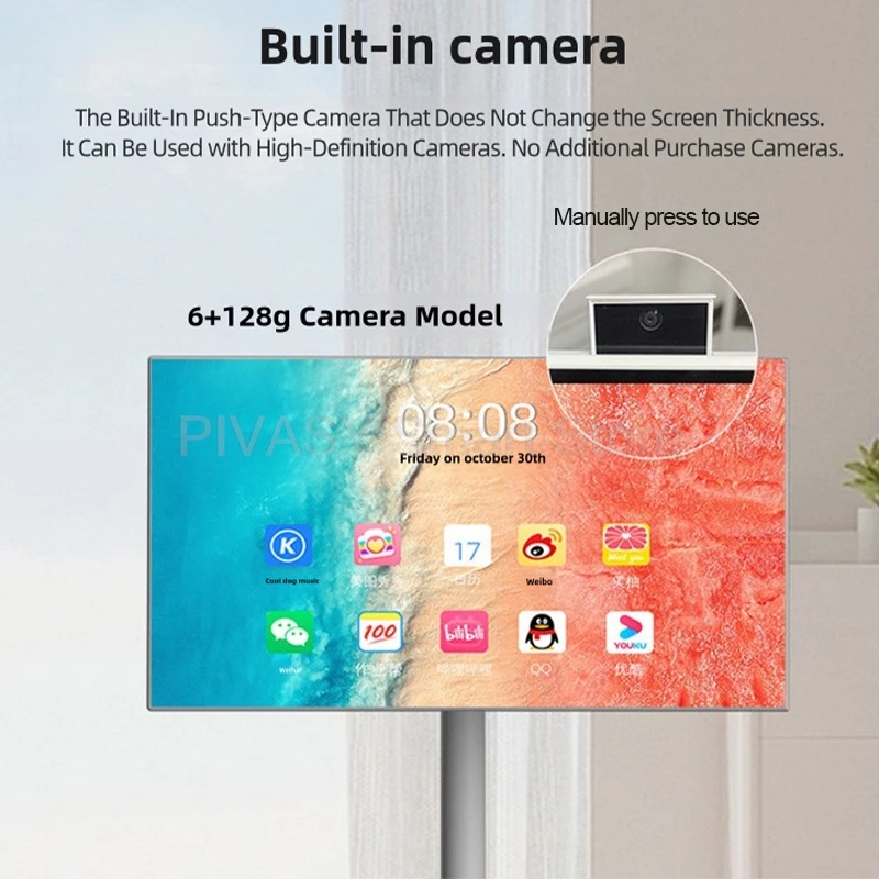 Popular 21.5 Inch Smart Display Touch Screen Android 12 Portable Smart Tv Indoor Conference Mobile Monitor for Gym Gaming Live - Image 5