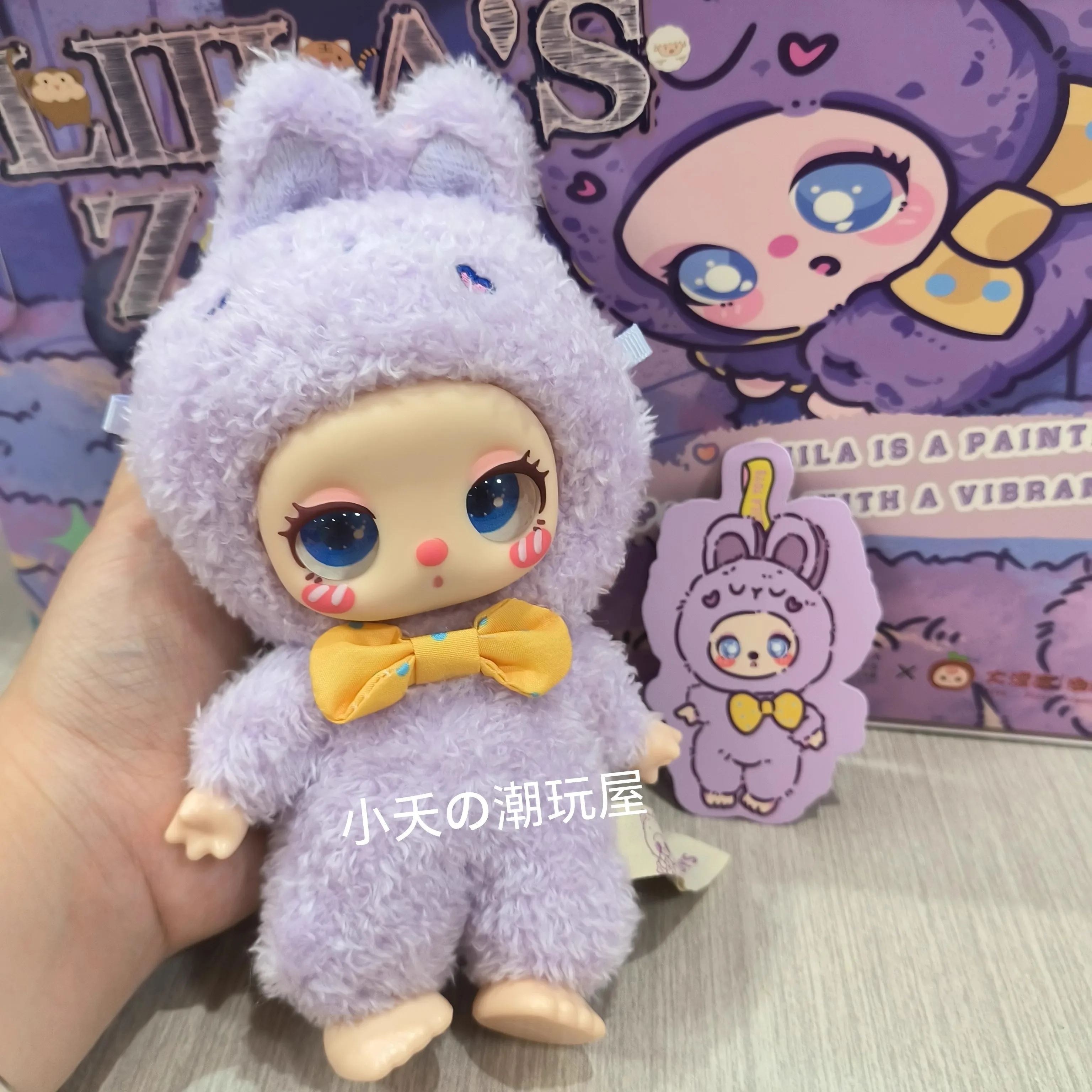 Liilas-ラッキーキャットシリーズのブラインドボックス,ビニール人形