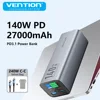 Vention Power Bank 27000mAh Powerbank 140W Super Fast Charging Portable Charger Spare External Battery for Laptop Xiaomi Macbook 1