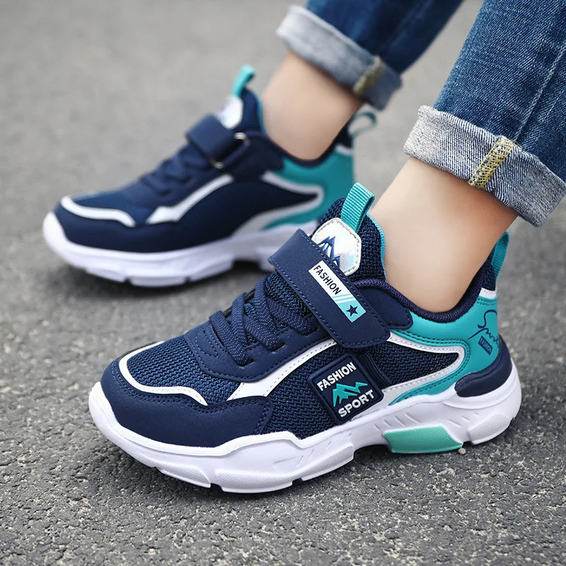 2022 New Hot Children's Fashion Sports Shoes Boys' Running Leisure Breathable Outdoor Kids Shoes Lightweight Sneakers Shoes