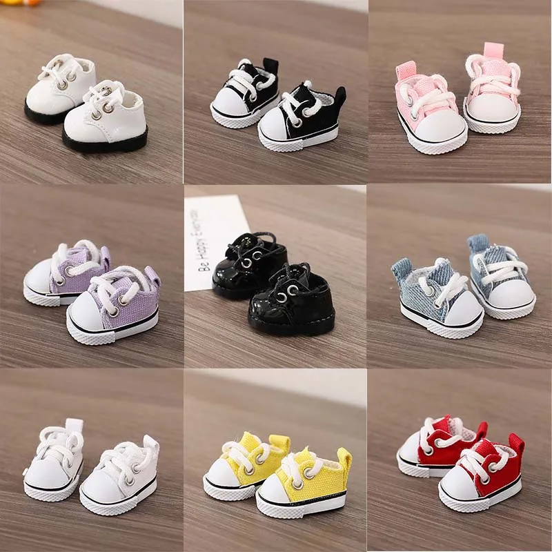 For LABUBU Canvas Shoes Suitable for 17cm Labubu Dolls Shoes Boots Toys Casual Sports Shoes Dolls Accessories DIY Doll Toys 1